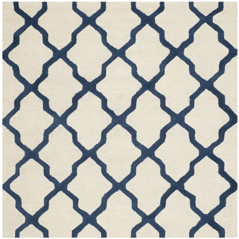 Safavieh Cambridge 6' Square Hand Tufted Wool Rug