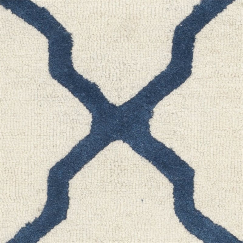 Safavieh Cambridge 6' Square Hand Tufted Wool Rug