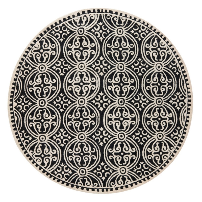 Safavieh Cambridge 6' Square Hand Tufted Wool Rug