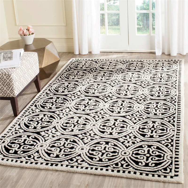 Safavieh Cambridge 6' Square Hand Tufted Wool Rug