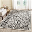 Safavieh Cambridge 11' X 15' Hand Tufted Wool Rug in Black and Ivory