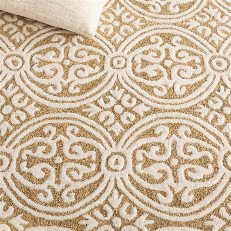 Safavieh Cambridge 5' X 8' Hand Tufted Wool Rug in Black and Ivory