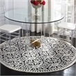 Safavieh Cambridge 6' Round Hand Tufted Wool Rug