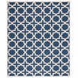 Safavieh Cambridge 8' X 10' Wool Hand Tufted Rug in Navy / Ivory
