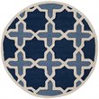 Safavieh Cambridge 8' Round Hand Tufted Wool Rug
