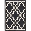 Safavieh Cambridge 2' X 3' Hand Tufted Wool Rug in Black and Ivory