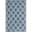 Safavieh Cambridge 6' X 9' Hand Tufted Wool Rug in Navy and Ivory