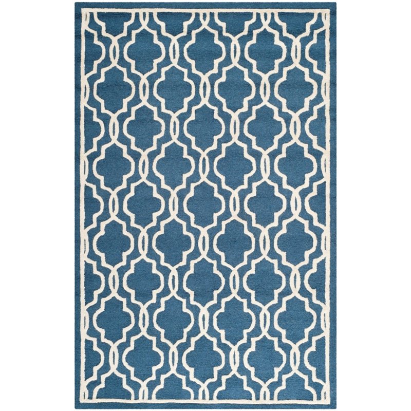 Safavieh Cambridge 6' Round Hand Tufted Wool Rug