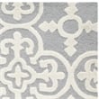Safavieh Cambridge 2' X 3' Hand Tufted Wool Rug in Silver and Ivory