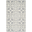 Safavieh Cambridge 3' X 5' Hand Tufted Wool Rug in Silver and Ivory
