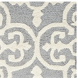 Safavieh Cambridge 3' X 5' Hand Tufted Wool Rug in Silver and Ivory