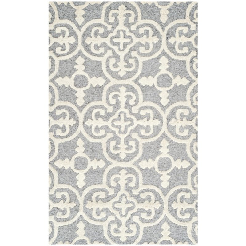 Safavieh Cambridge 6' Round Hand Tufted Wool Rug