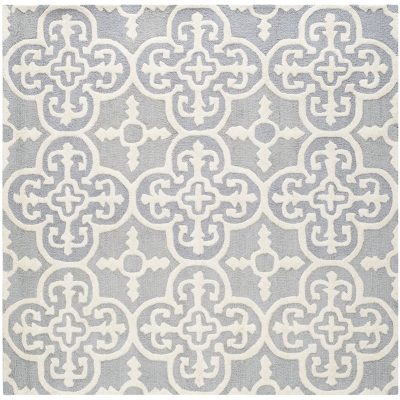 Safavieh Cambridge 6' Square Hand Tufted Wool Rug