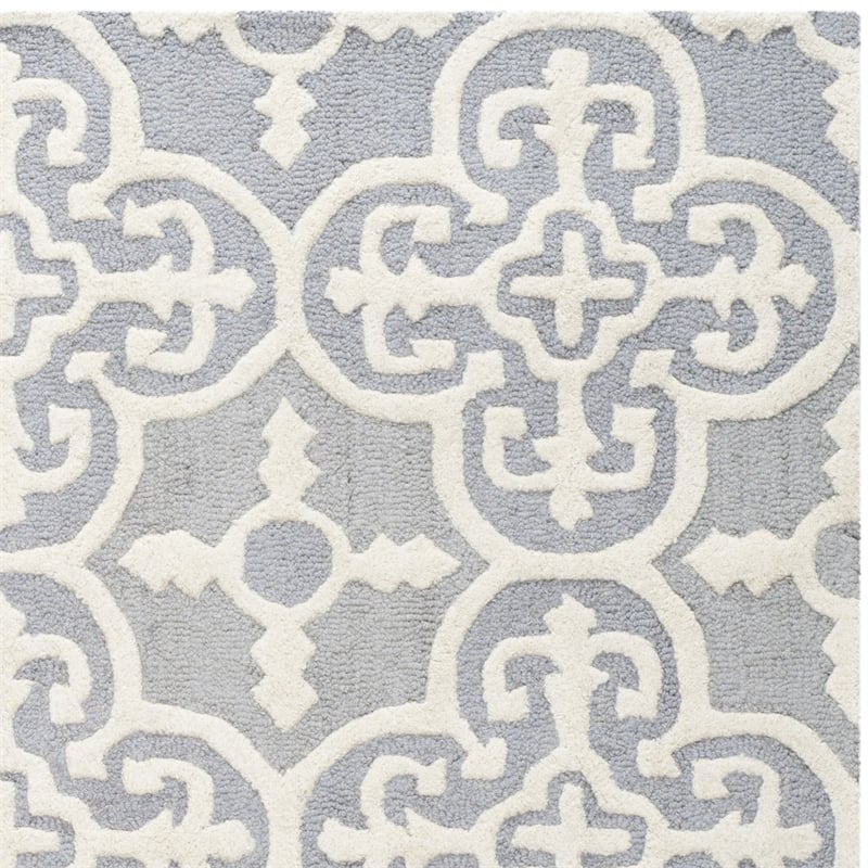 Safavieh Cambridge 6' Square Hand Tufted Wool Rug