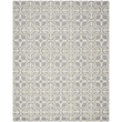 Safavieh Cambridge 9' X 12' Hand Tufted Wool Rug in Silver and Ivory
