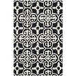 Safavieh Cambridge 3' X 5' Hand Tufted Wool Rug in Black and Ivory