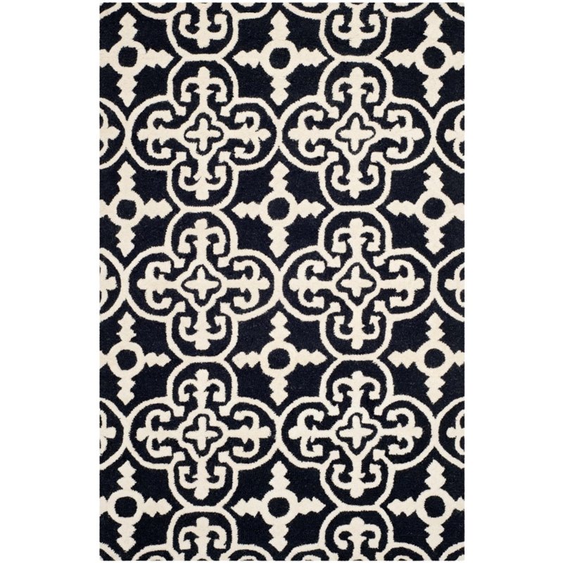 Safavieh Cambridge 6' Round Hand Tufted Wool Rug