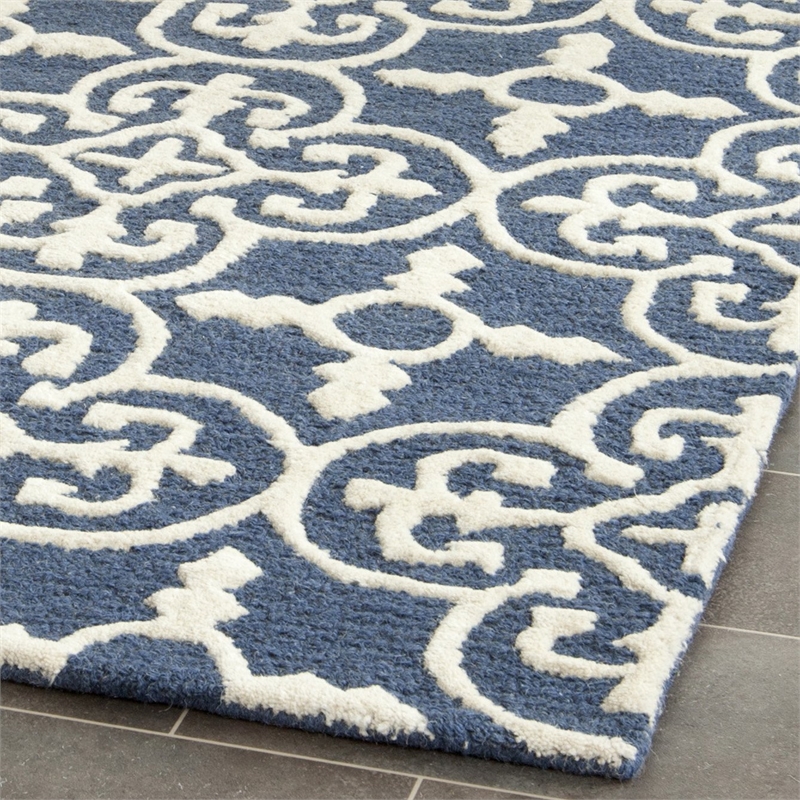 Safavieh Cambridge 6' Square Hand Tufted Wool Rug