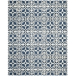 Safavieh Cambridge 9' X 12' Hand Tufted Wool Rug in Navy and Ivory