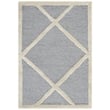 Safavieh Cambridge 2' X 3' Hand Tufted Wool Rug in Silver and Ivory