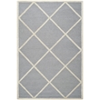 Safavieh Cambridge 6' X 9' Hand Tufted Wool Rug in Silver and Ivory