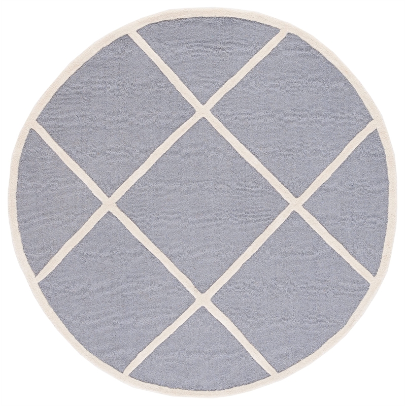 Safavieh Cambridge 6' Round Hand Tufted Wool Rug