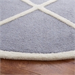 Safavieh Cambridge 6' Round Hand Tufted Wool Rug