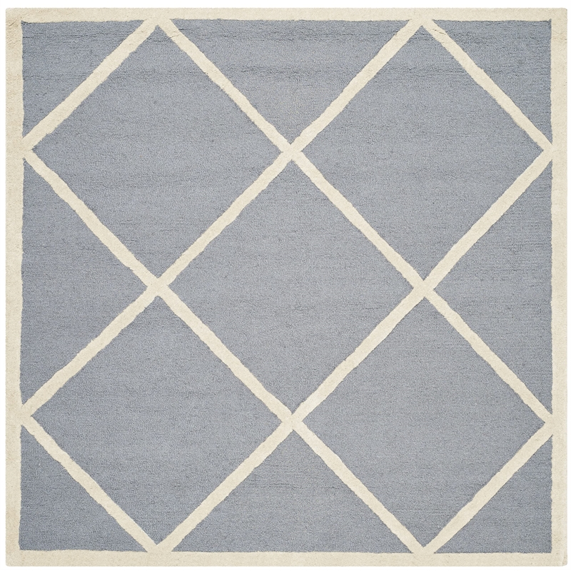 Safavieh Cambridge 6' Square Hand Tufted Wool Rug