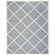 Safavieh Cambridge 8' X 10' Hand Tufted Wool Rug in Silver and Ivory