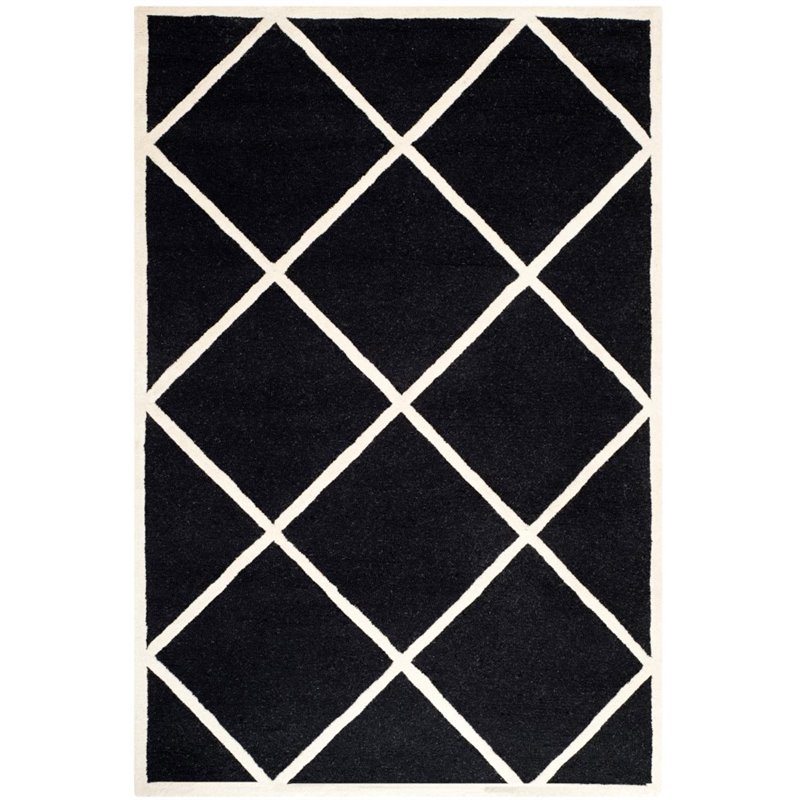 Safavieh Cambridge 6' Round Hand Tufted Wool Rug
