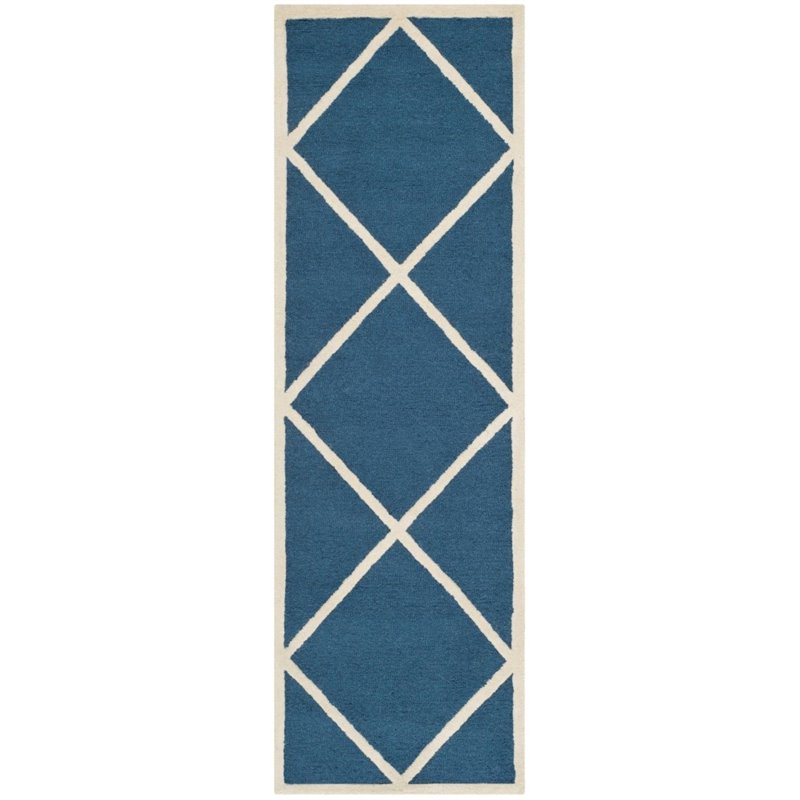 Safavieh Cambridge 6' Round Hand Tufted Wool Rug
