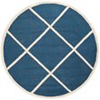 Safavieh Cambridge 6' Round Hand Tufted Wool Rug