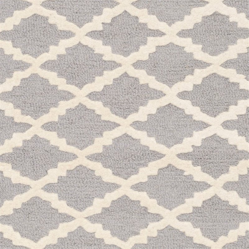 Safavieh Cambridge 6' Round Hand Tufted Wool Rug