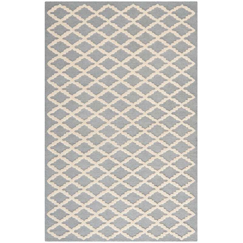 Safavieh Cambridge 6' Round Hand Tufted Wool Rug