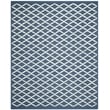 Safavieh Cambridge 8' X 10' Hand Tufted Wool Rug in Navy and Ivory