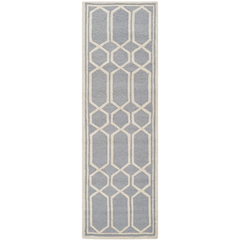 Safavieh Cambridge 6' Round Hand Tufted Wool Rug