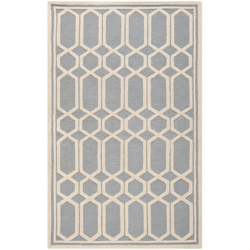 Safavieh Cambridge 6' Round Hand Tufted Wool Rug