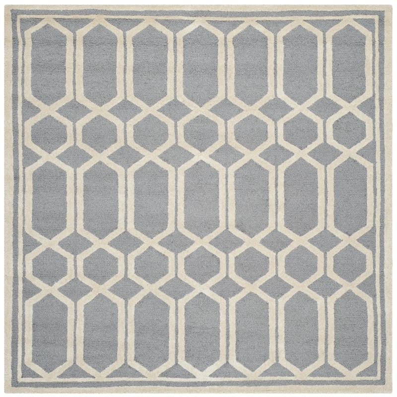 Safavieh Cambridge 6' Square Hand Tufted Wool Rug