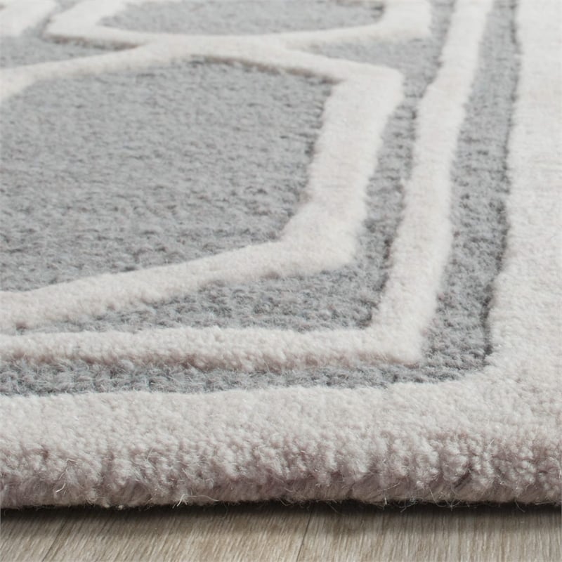 Safavieh Cambridge 6' Square Hand Tufted Wool Rug