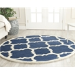 Safavieh Cambridge 8' Round Hand Tufted Wool Rug