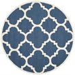 Safavieh Cambridge 8' Round Hand Tufted Wool Rug