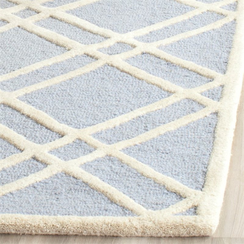 Safavieh Cambridge 6' Round Hand Tufted Wool Rug