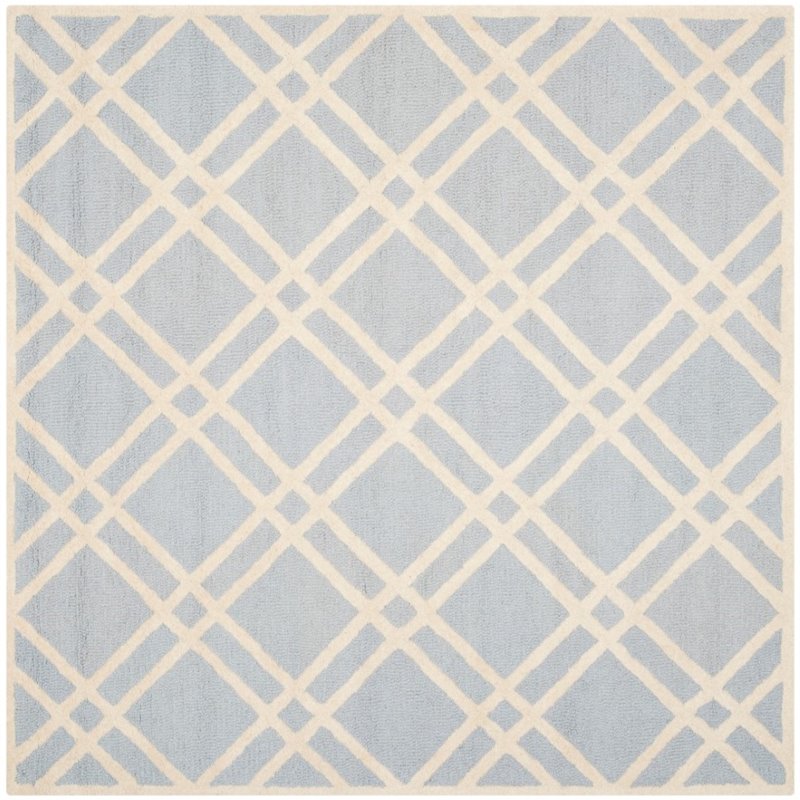 Safavieh Cambridge 6' Round Hand Tufted Wool Rug