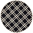Safavieh Cambridge 5' X 8' Hand Tufted Wool Rug in Black and Ivory
