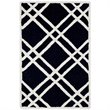 Safavieh Cambridge 5' X 8' Hand Tufted Wool Rug in Black and Ivory
