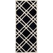 Safavieh Cambridge 6' X 9' Hand Tufted Wool Rug in Black and Ivory