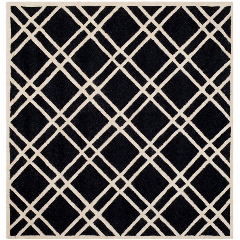 Safavieh Cambridge 6' Square Hand Tufted Wool Rug