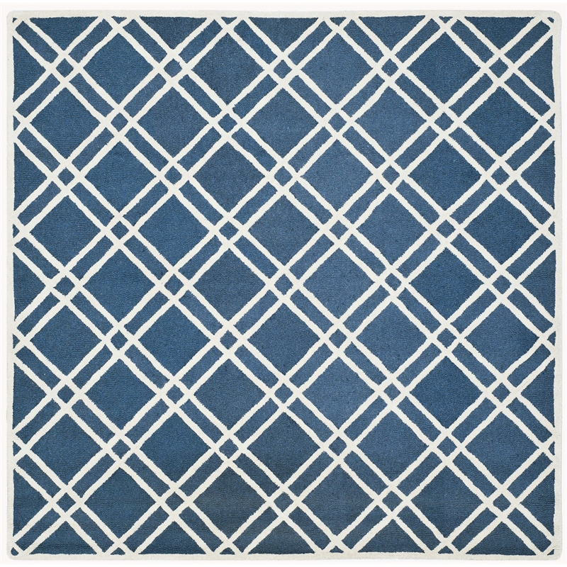 Safavieh Cambridge 6' Square Hand Tufted Wool Rug