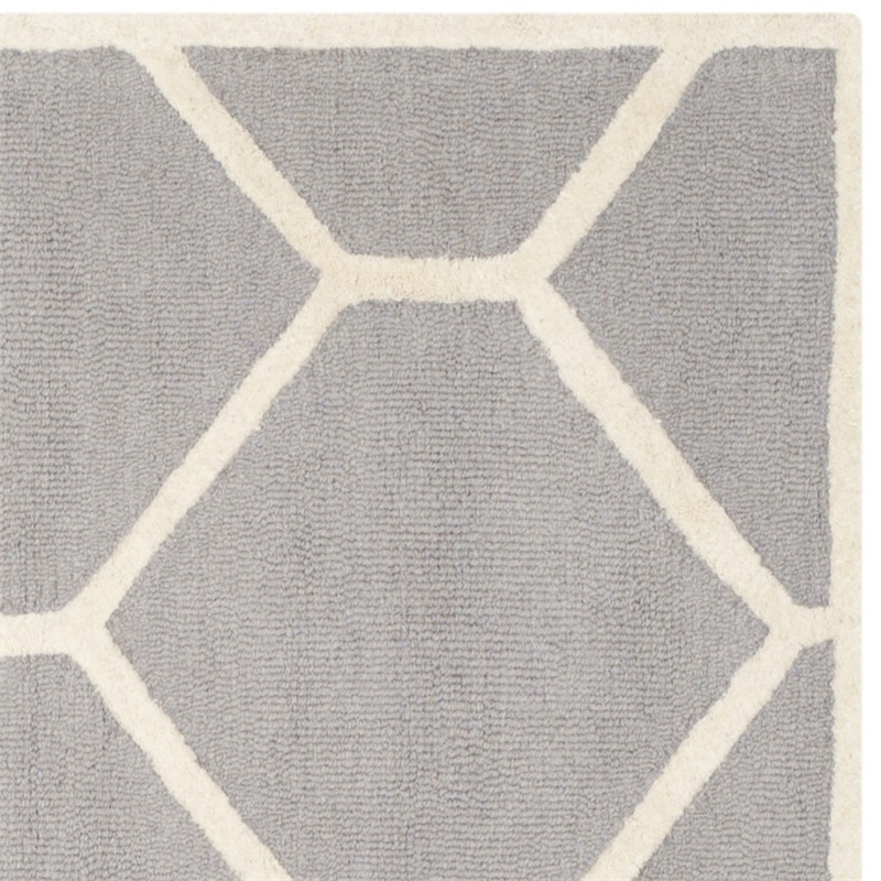 Safavieh Cambridge 6' Square Hand Tufted Wool Rug