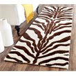 Safavieh Cambridge 3' X 5' Hand Tufted Wool Rug in Ivory and Brown